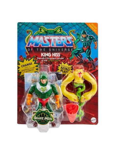 Figura King Hiss de Master of The Universe MOTU Origins de Mattel-4