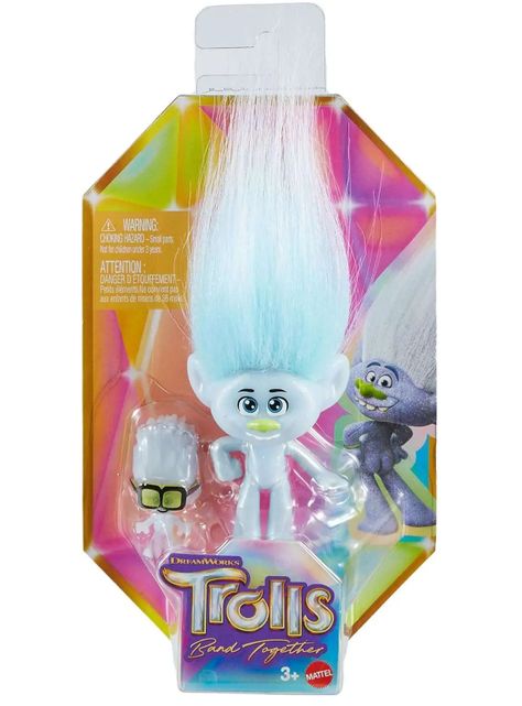 Trolls Muñeca Figura Mini Guy Diamond Mattel-0
