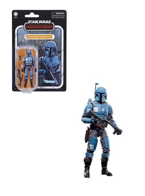 Figura Coleccionable Death Watch Mandalorian Star Wars The Mandalorian Retro Colecction de Hasbro-0