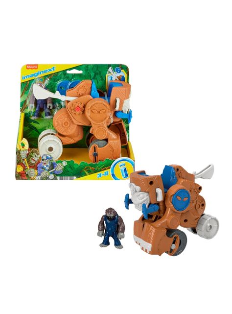 Figura Mundo Aventura Catapulta De Mono de Imaginext-0