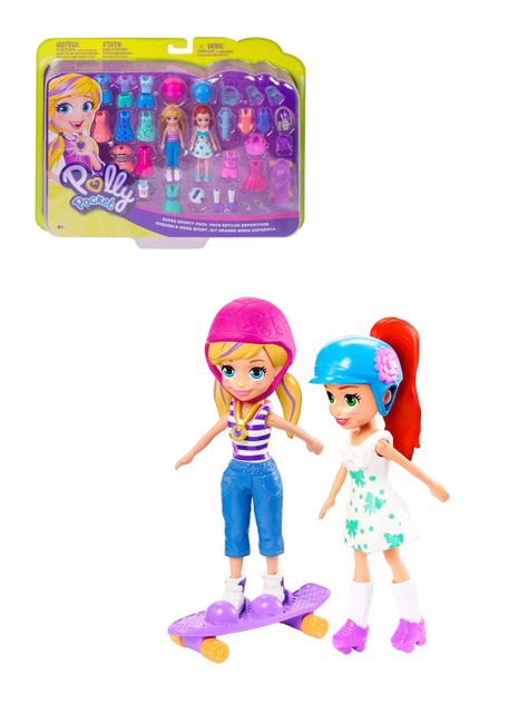 Muñeca Polly Pocket Pack De Moda Deportiva de Mattel-0