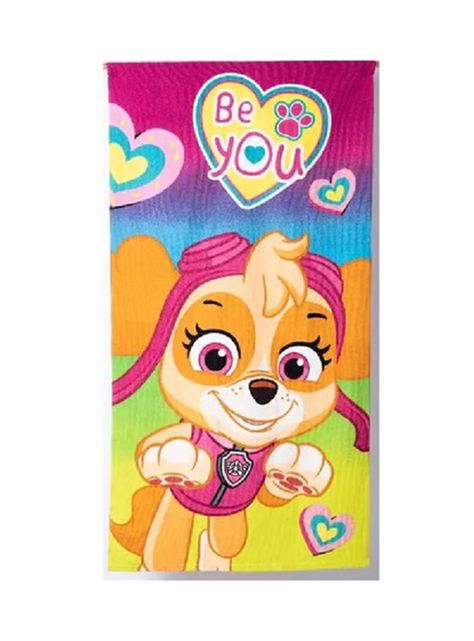 Toalla De Playa Microfibra Skye Paw Patrol 68x137cms de Nickelodeon-0