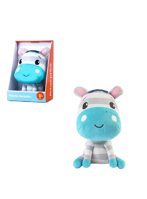 Peluche Sentadito Cebra 20Cms de Fisher Price-0
