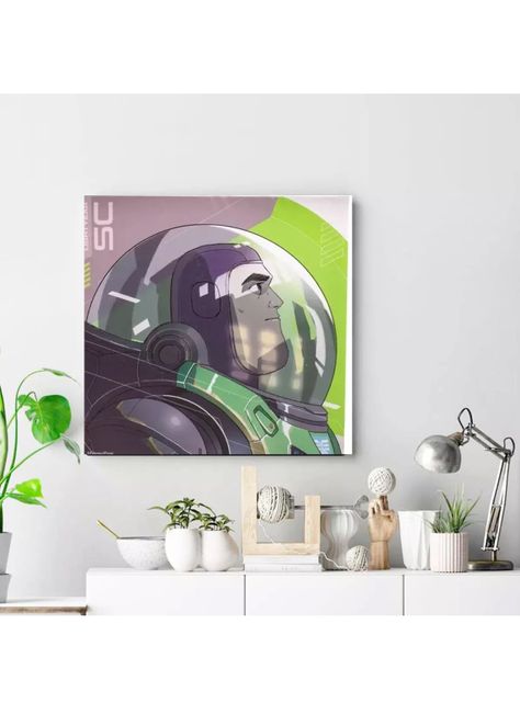 Cuadro Decorativo Infantil Niño Canvas 30x30 Cms Lightyear-1