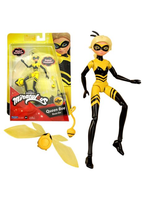 Figura Queen Bee Buzz On Serie Animada Miraculous Marca Playmates-0
