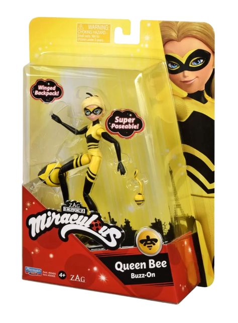 Figura Queen Bee Buzz On Serie Animada Miraculous Marca Playmates-3