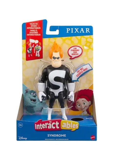 Figura Interactiva Syndrome de Los Increibles de Disney Pixar de Mattel-2