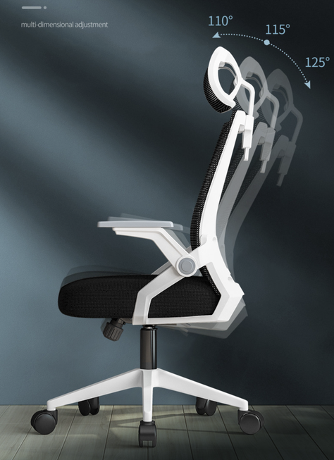 Silla Oficina Escritorio Ejecutiva con cabecera-5