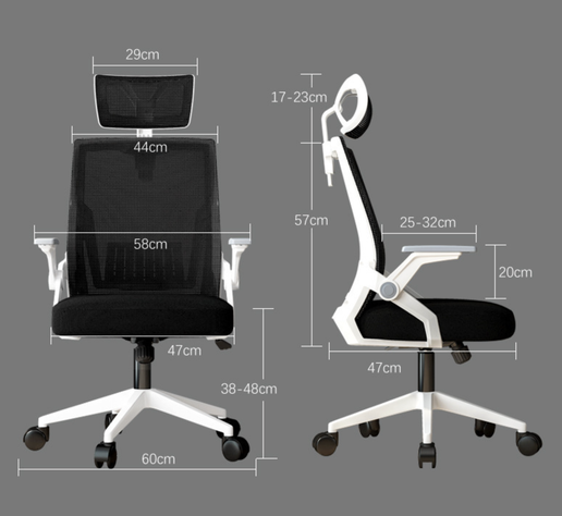 Silla Oficina Escritorio Ejecutiva con cabecera-1