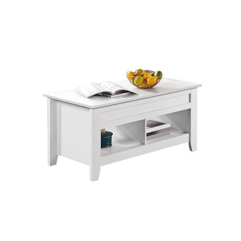 Mesa De Centro Elevable Para Living 105x50x45cm Norteamérica-6