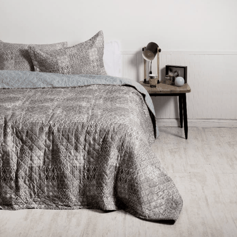Quilt 1.5 Plazas Cosido Patchwork Piscis-0