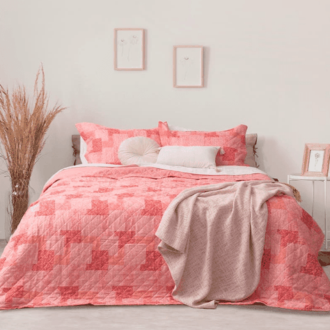 Quilt 1.5 Plazas Cosido Patchwork Virgo-1