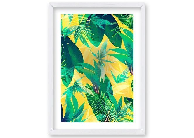 Cuadro 70x50 cm ilustración Vegetación-0