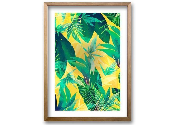 Cuadro 40x30 cm ilustración Vegetación-0