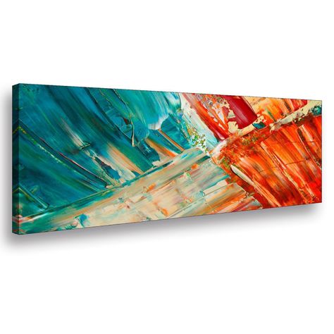 Canvas 90x45 cms Water and Fire-0