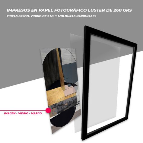 Cuadro Laberinto Fragmentado ll 70x50 CM-1