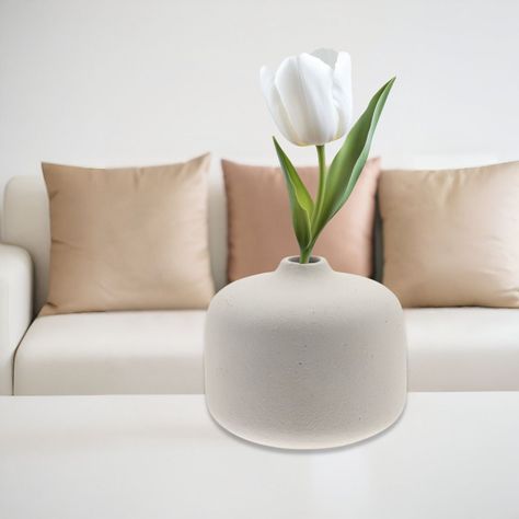 Set 2 Florero Jarrón Cerámica Mesa Adorno Decorativo Jhn-1