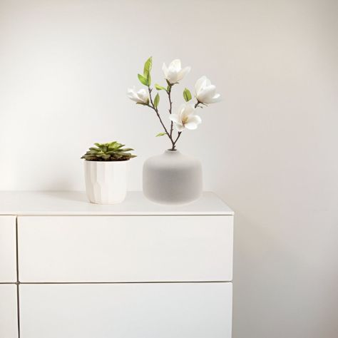 Set 2 Florero Jarrón Cerámica Mesa Adorno Decorativo Jhn-6