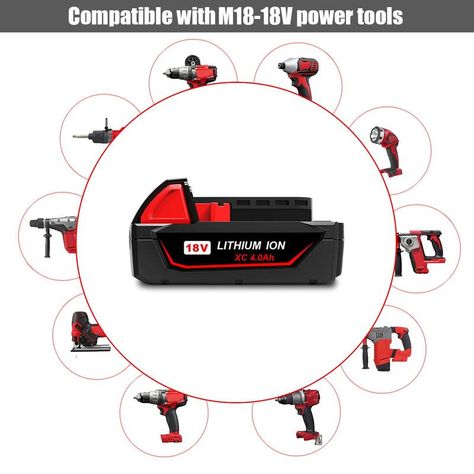 Bateria Repuesto Herramientas Electricas Lau-6