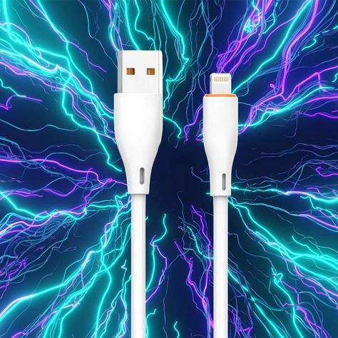 Set 5 Cables Tipo C Lightning 2.4A Carga Rapida Lau-1