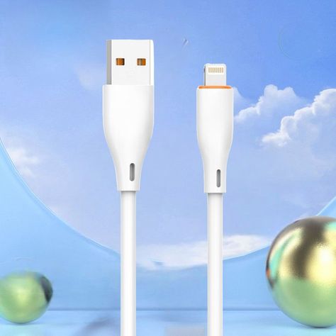 Set 5 Cables Tipo C Lightning 2.4A Carga Rapida Lau-7