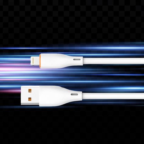 Set 5 Cables Tipo C Lightning 2.4A Carga Rapida Lau-8