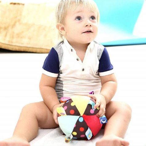 Sonajero Pelota Juguete Felpa Suave Sonido Bebes Lau-2