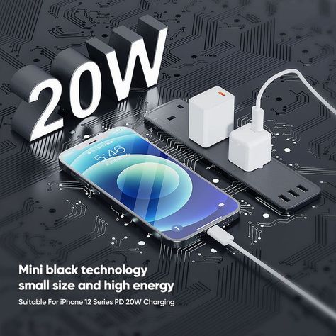Cargador Adaptador Corriente USB-C Carga Rapida Lau-7