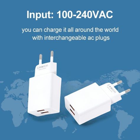 Set 3 Cargador Adaptador x2 20W USB Carga Rapida Lau-3