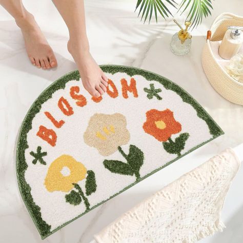 Set de 2 Alfombra Baño Antideslizante Absorbente Jhn-2