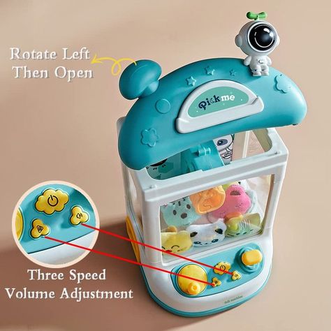 Juquete Mini Garra Portatil Spaceman Divertido Niños Lau-6