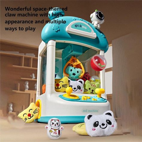 Juquete Mini Garra Portatil Spaceman Divertido Niños Lau-8