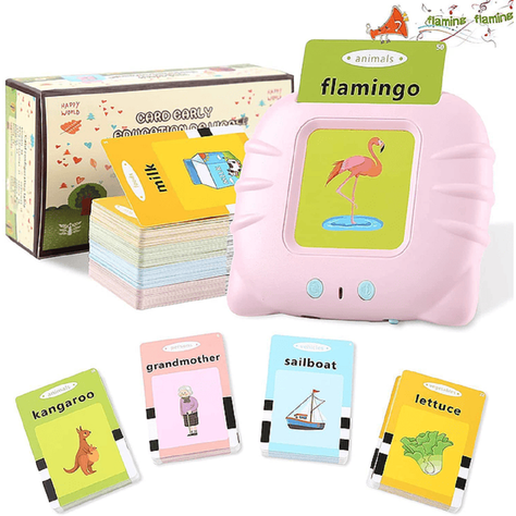 Maquina Aprendizaje Tarjeta Sensorial Ingles Niño Lau-6
