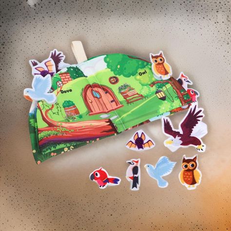 Set de 2 Libro Tela Bebé Educativo Sensorial Lavable Jhn-9