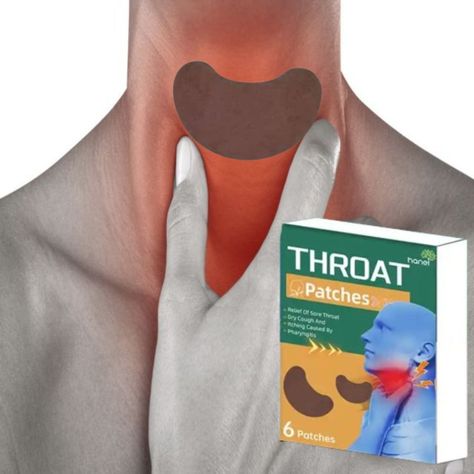 Parches Alivio Garganta Reducir Inflamación 8 Pack Jhn-2