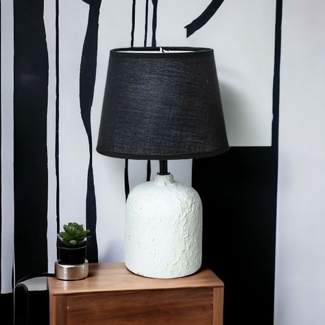 Lámpara Mesa Moderna Decorativa Escritorio Cerámica Jhn-2