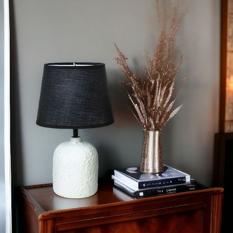 Lámpara Mesa Moderna Decorativa Escritorio Cerámica Jhn-5