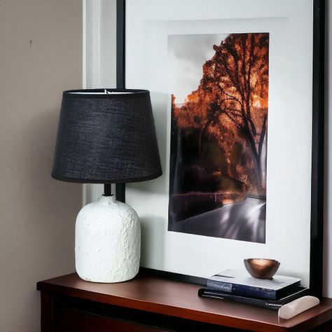 Lámpara Mesa Moderna Decorativa Escritorio Cerámica Jhn-7