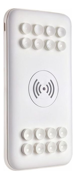 Cargador Inalámbrico Portátil Doble USB Ventosa Silicona-0