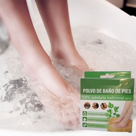 Sobres Sales Baño Polvo Relajación Pies 10 Pack Jhn-1