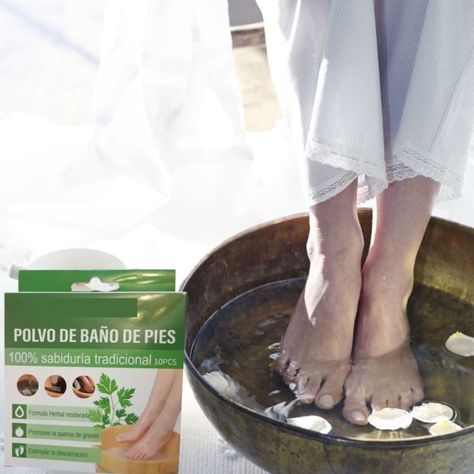 Sobres Sales Baño Polvo Relajación Pies 10 Pack Jhn-8