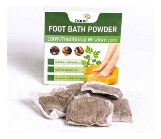 Sobres Sales Baño Polvo Relajación Pies 10 Pack Jhn-9