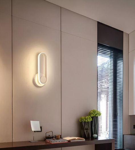 Lámpara Aplique Pared Giratoria Decorativa 3 Modos Jhn-6