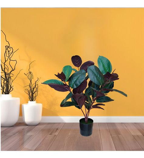 Planta Artificial Interior Ficus 75cm Decorativa Jhn-4