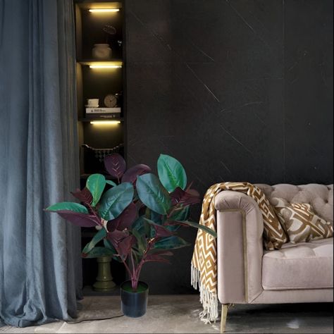 Planta Artificial Interior Ficus 75cm Decorativa Jhn-6
