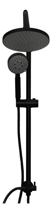 Columna Ducha Negro Mate 3 Funciones Acero Inoxidable Jhn-1