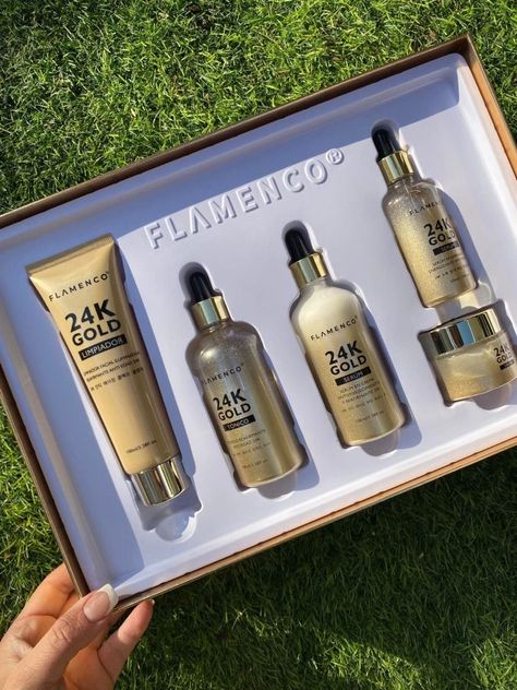 Set 24k Gold Anti Edad Kit SkinCare Línea 24K Gold Jhn-1