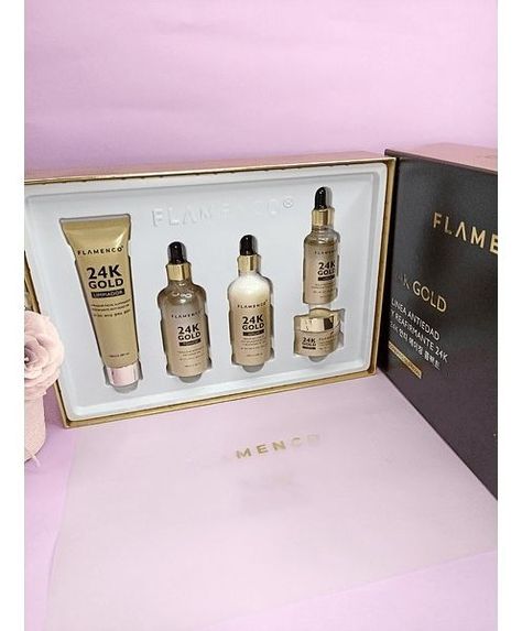 Set 24k Gold Anti Edad Kit SkinCare Línea 24K Gold Jhn-3