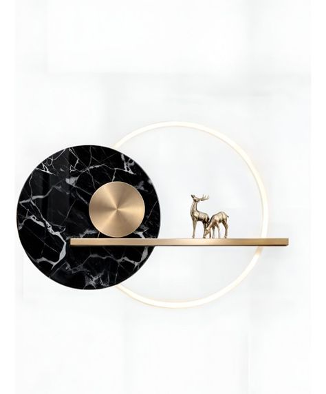 Aplique Pared Creativo Metal 3D LED Decorativo Paisaje Jhn-9