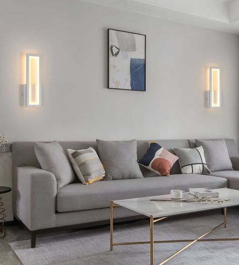 Aplique Lámpara Pared Rectangular Decoración Moderna Jhn-4